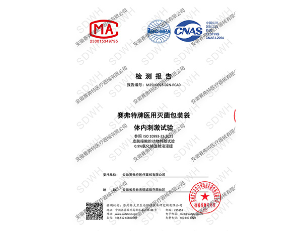 體內刺激試驗中文報告